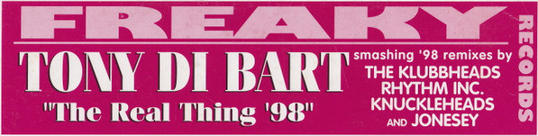 Album cover for The Real Thing - The '98 Remixes by Tony Di Bart