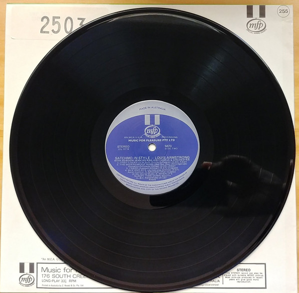 Louis Armstrong - Satchmo In Style, Jazz, Big Band, Dixieland, MCA Records, Australia, Vinyl 1x LP