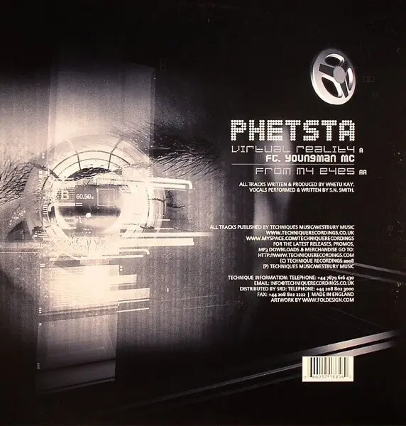 Album cover for Virtual Reality / From My Eyes by Phetsta