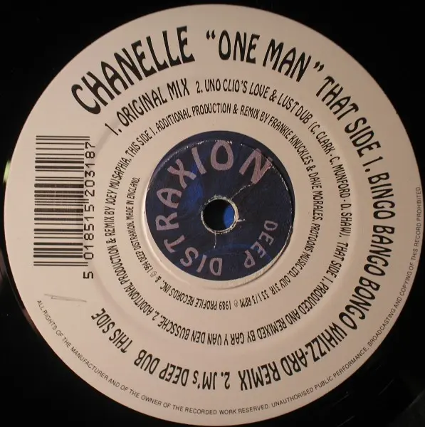 Album cover for One Man by Chanelle