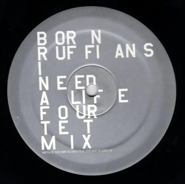 Born Ruffians - Remixes, Electronic, Rock, Experimental, 2008 - Warp Records, UK, Vinyl 1x 12", 45 RPM, Limited Edition