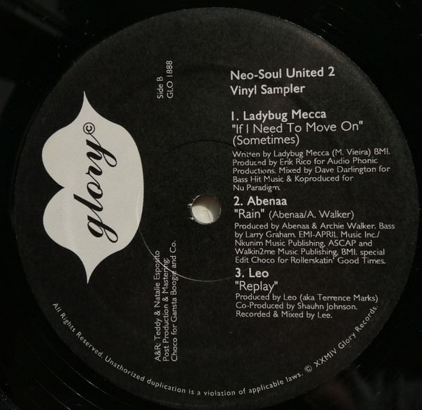 Various - Neo-Soul United 2 Vinyl Sampler, Electronic, Funk / Soul, Garage House, House, Neo Soul, 2004 - Glory Records (2), 