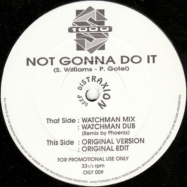 Album cover for Not Gonna Do It by S1000