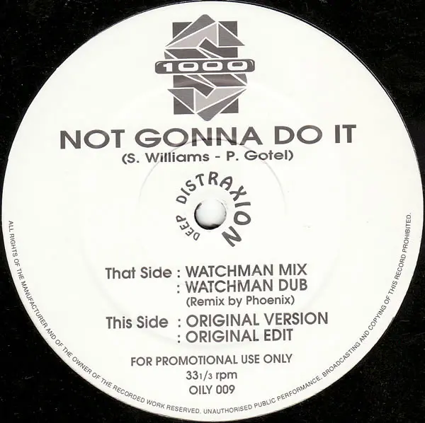 Album cover for Not Gonna Do It by S1000