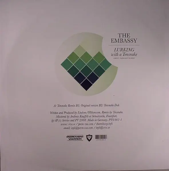 Embassy (2), The - Lurking With A Tensnake, Electronic, Rock, Disco, House, New Wave, 2008 - Permanent Vacation, Service, Ger