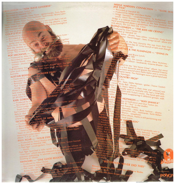 Various - Final Mix, Electronic, Rock, Alternative Rock, New Wave, Pop Rock, Synth-pop, 1982 - Mandrill, New Zealand, Vinyl 1