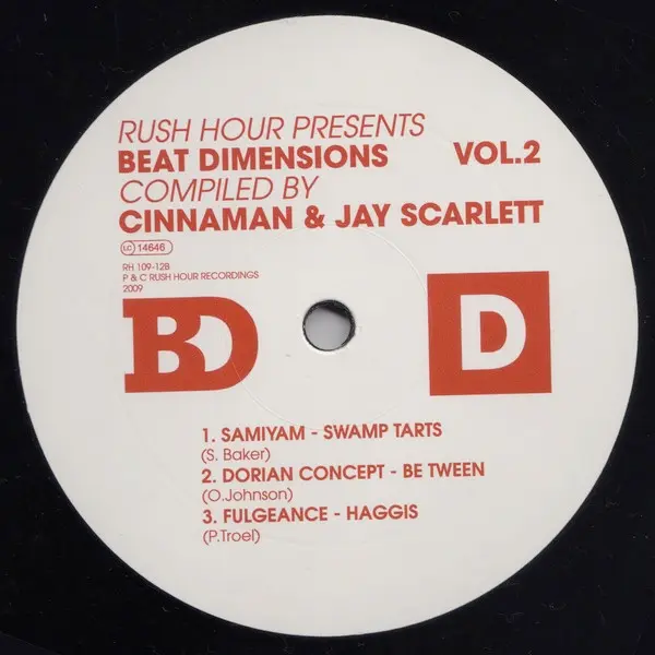 Various - Beat Dimensions Vol.2 EP2, Electronic, Hip Hop, Broken Beat, Downtempo, Experimental, Hip Hop, Instrumental, 2009 -