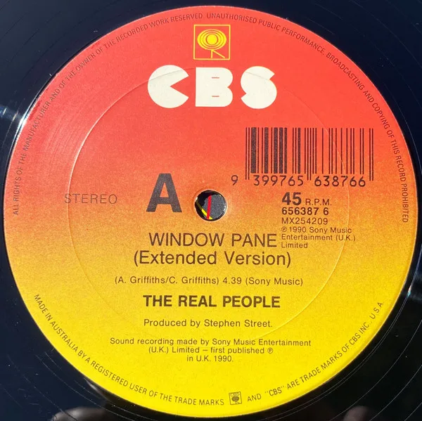 Album cover for Window Pane by Real People, The