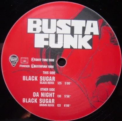 Album cover for Black Sugar by Busta Funk