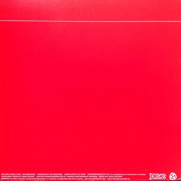 Album cover for Routine’s Mama Funk by Kei Kobayashi