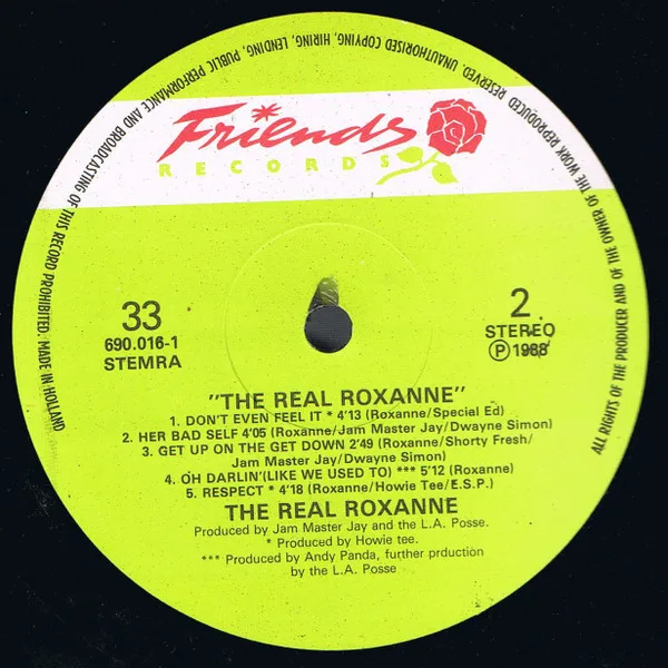 Album cover for The Real Roxanne by Real Roxanne, The