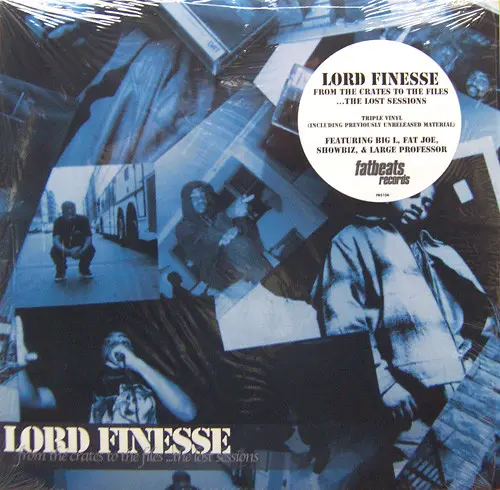 Lord Finesse - From The Crates To The Files ...The Lost Sessions, Hip Hop, 2003 - Fat Beats, US, Vinyl 3x LP, Compilation