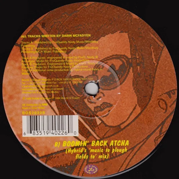 Album cover for Boomin' Back Atcha by Freq Nasty Featuring Phoebe One