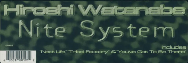 Album cover for Nite System by Hiroshi Watanabe