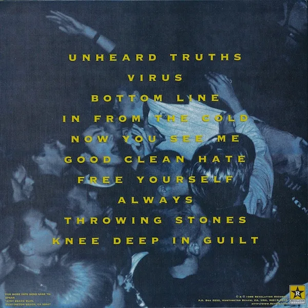 Album cover for Knee Deep In Guilt by Speak 714