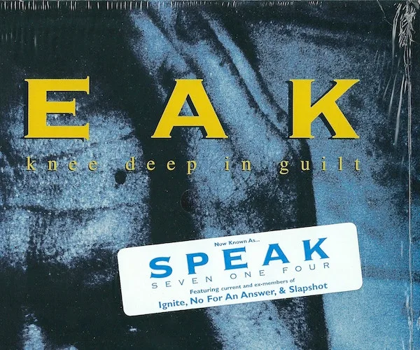 Album cover for Knee Deep In Guilt by Speak 714