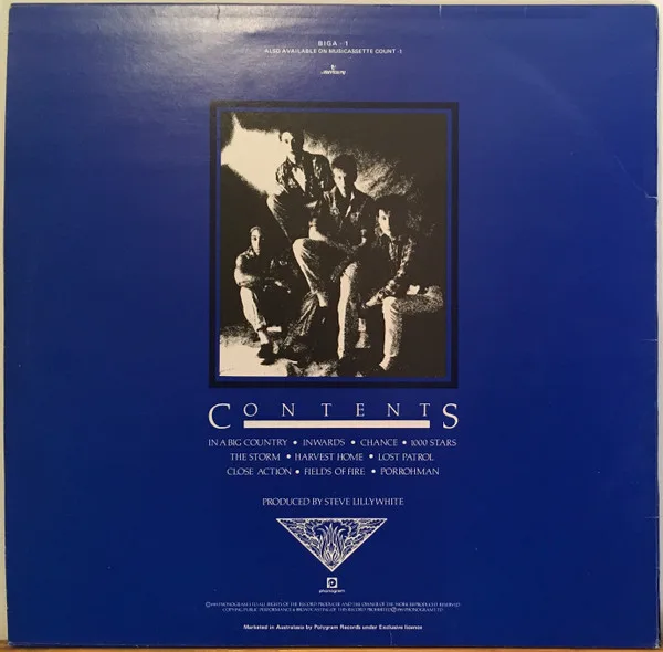 Album cover for The Crossing by Big Country