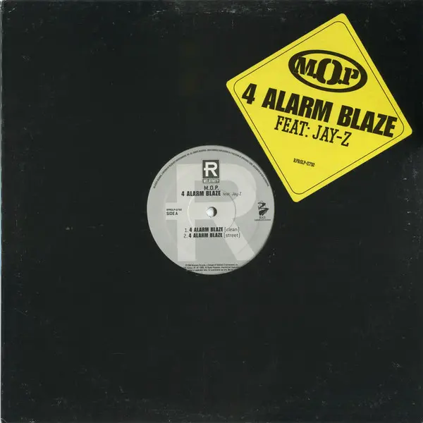 M.O.P. - 4 Alarm Blaze, Hip Hop, 1998 - Blaze Communications, Relativity, US, Vinyl 1x 12", Promo
