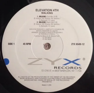 Album cover for Walking by Elevation 4th