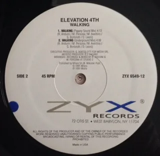 Album cover for Walking by Elevation 4th