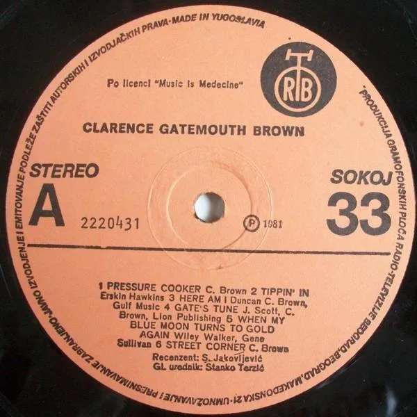 Album cover for Blackjack by Clarence "Gatemouth" Brown