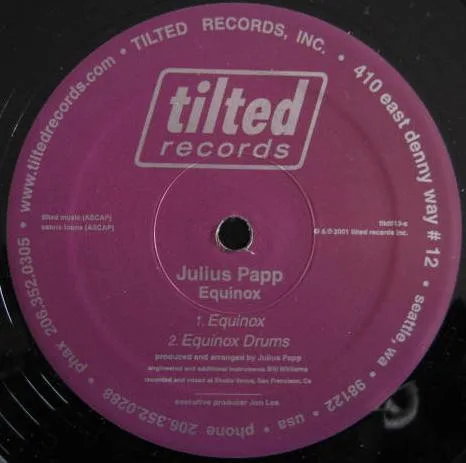 Album cover for EP by Julius Papp & Brent Laurence