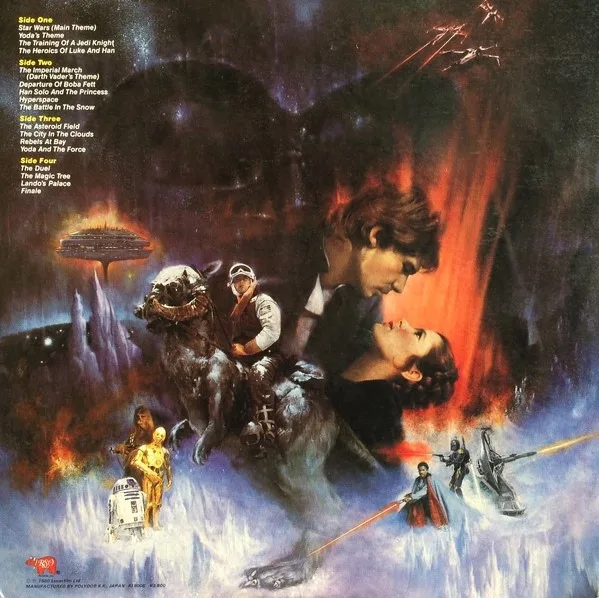 Album cover for Star Wars / The Empire Strikes Back = スター・ウォーズ / 帝国の逆襲 by John Williams (4) = John Williams (4) / London Symphony Orchestra = London Symphony Orchestra