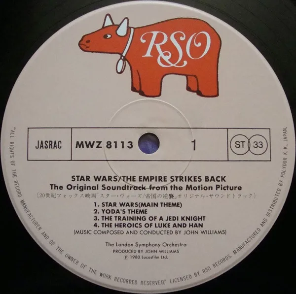 Album cover for Star Wars / The Empire Strikes Back = スター・ウォーズ / 帝国の逆襲 by John Williams (4) = John Williams (4) / London Symphony Orchestra = London Symphony Orchestra