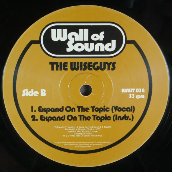 Wiseguys, The - Ooh La La, Electronic, Big Beat, 1998 - Wall Of Sound, UK, Vinyl 1x 12", Single, 33 ⅓ RPM