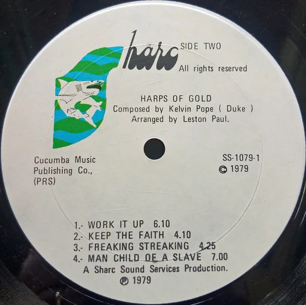 Album cover for Harps Of Gold by Mighty Duke
