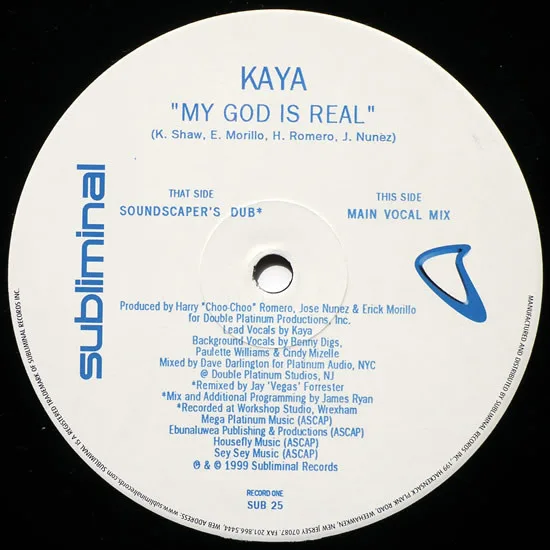 Album cover for My God Is Real by Kaya