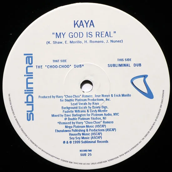 Album cover for My God Is Real by Kaya