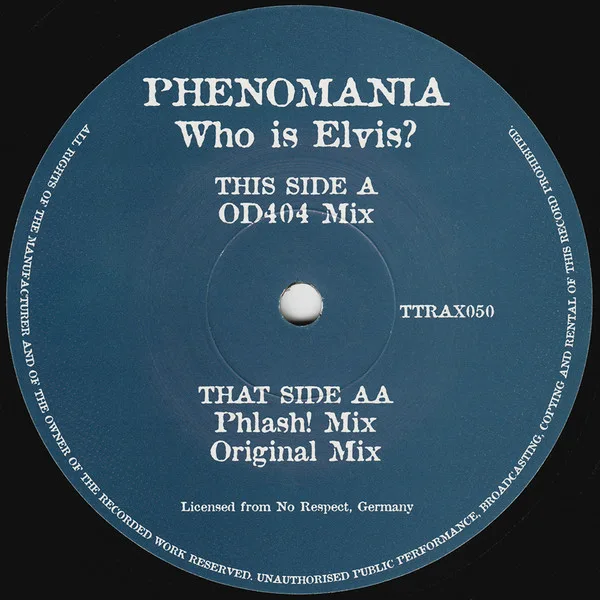 Album cover for Who Is Elvis? (Part One) by Phenomania