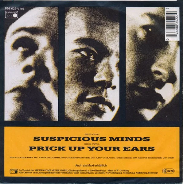 Album cover for Suspicious Minds by Fine Young Cannibals