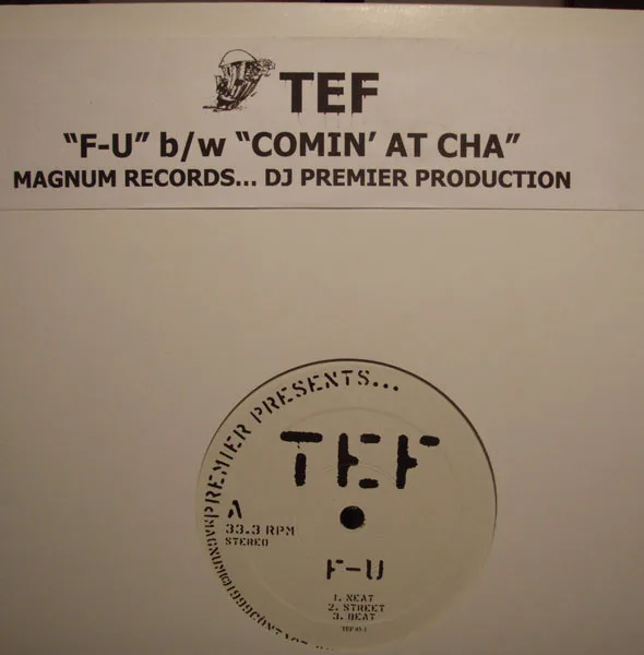 Album cover for Premier Presents...: F-U / Comin' At Cha by Teflon (2)