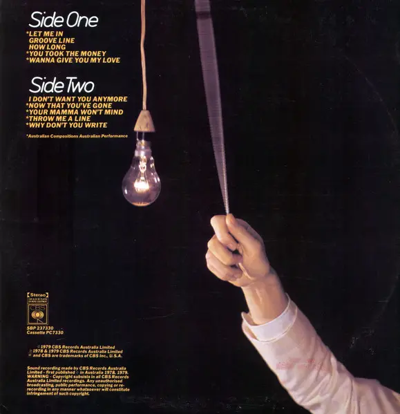 Mark Williams (4) - Life After Dark, Funk / Soul, Pop, Soul, 1979 - CBS, Australia, Vinyl 1x LP