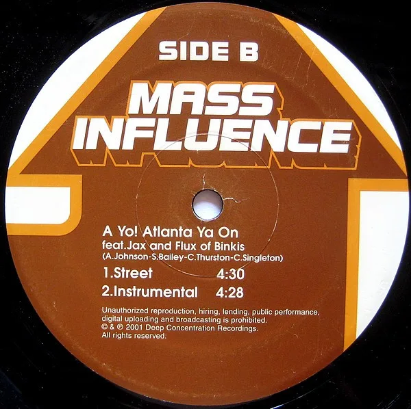 Album cover for The Science / A Yo! Atlanta Ya On by Mass Influence