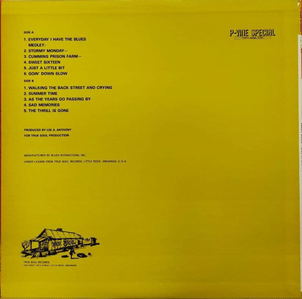 Larry Davis (4) - Live At J.B.Hutto's - 1980 - -P-Vine Special, True Soul -Vinyl 1x LP, Album, Mono