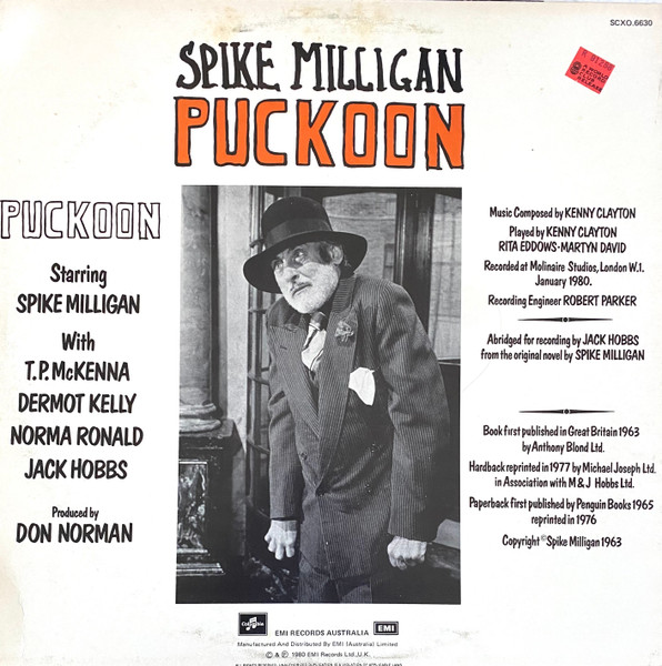 Spike Milligan - Puckoon, Non-Music, Comedy, 1980 - Columbia, Australia, Vinyl 1x LP, Album