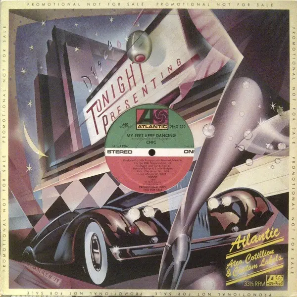 Chic - My Feet Keep Dancing, Funk / Soul, Disco, 1979 - Atlantic, US, Vinyl 1x 12", 33 ⅓ RPM, Promo