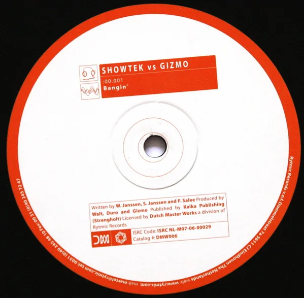 Album cover for 3 The Hard Way / Bangin' by Showtek Vs. DJ Gizmo