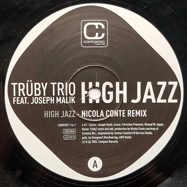 Album cover for High Jazz by Trüby Trio Feat. Joseph Malik