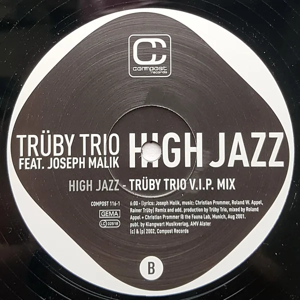 Album cover for High Jazz by Trüby Trio Feat. Joseph Malik