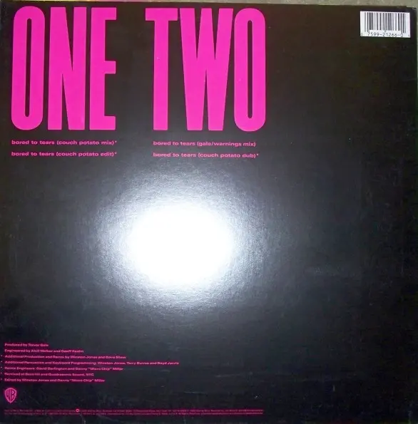Double Z - Bored To Tears, Electronic, House, 1989 - Warner Bros. Records, US, Vinyl 1x 12", 33 ⅓ RPM, Maxi-Single