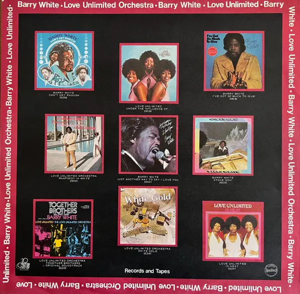 Barry White - Barry White's Greatest Hits, Funk / Soul, Disco, Soul, 1975 - 20th Century Records, Australia, Vinyl 1x LP, Com