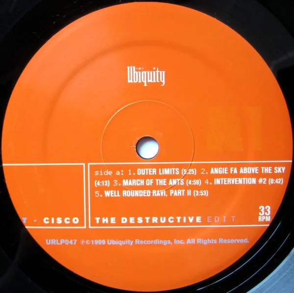 Album cover for The Destructive Edit by T-Cisco