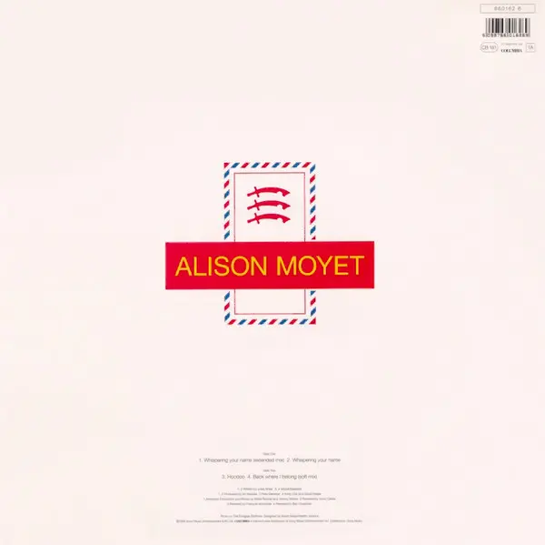 Album cover for Whispering Your Name by Alison Moyet
