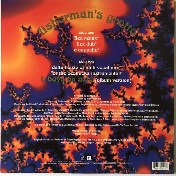 Album cover for Fisherman's Grotto / B Boys On Acid by Justin Warfield