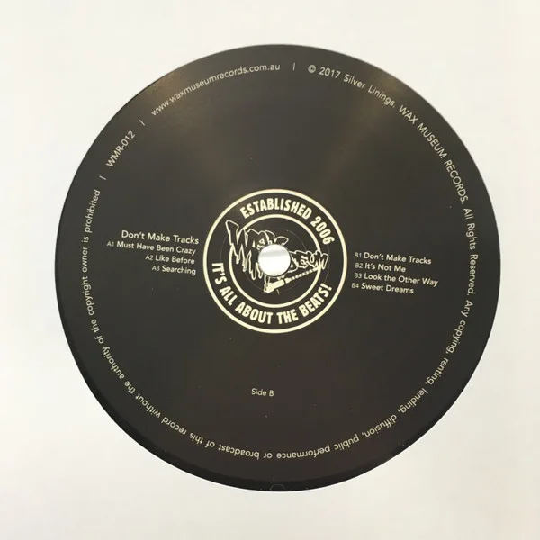 Album cover for Don't Make Tracks by Silver Linings