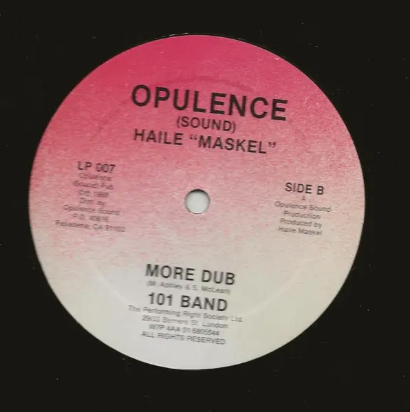 Haile Maskel - Every Day I Love You More, Reggae, Lovers Rock, 1988 - Opulence (Sound), US, Vinyl 1x 12", 33 ⅓ RPM, Single